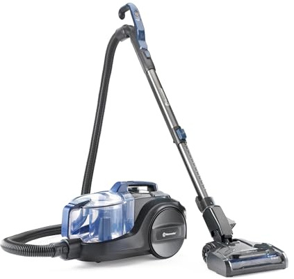 Vacmaster Vortica Pet Cylinder Vacuum Cleaner. Bagless Vacuum with HEPA Sealed Dust System, WrapFree Brush Roll and Motorised Floorhead