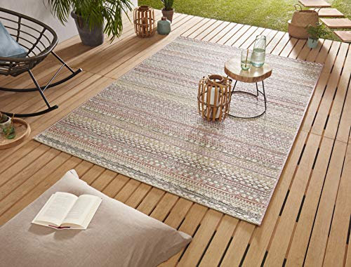 bougari Pine Tapis d'intérieur et d'extérieur, Polypropylène, Or Rose., 120 x 170 cm