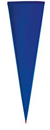 Roth Schultüte Rohling ultramarinblau 70 cm rund mit Roth Spitze