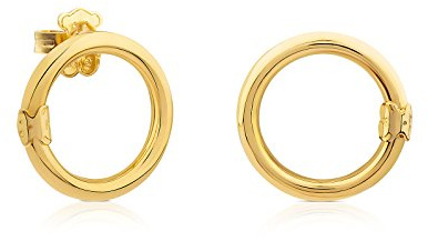 TOUS Damen Ohrstecker Silber_vergoldet - 712343540