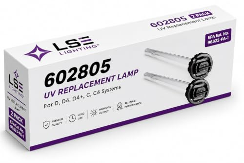 LSE Lighting 2 UV-Lampen für Trojan Max C/D/D4 602805 | Performance Series UV-Lampen | UV-Glühbirnen | Trojan und Viqua UV-Ersatz