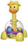 Playskool Kreiselspaß Giraffe, Spiel mit hüpfenden Bällen für Babys und Kleinkinder ab 1 Jahr (Amazon Exclusive)
