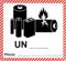 BT-Label 250 Gefahrgut-Etiketten 120 x 110 mm UN Klasse zum selber beschriften (z.B. 3481, 3480, 3090, 3091) ohne Telefon/UN-Nr. - Druck: Lithium-Ionen-Batterien-Akku