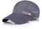 BEISIJIA Ultra Thin Quick Dry Sun UV Protection Baseball Cap Mesh Breathable Outdoor Sports Running Hat Unisex Grey