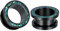 COOEAR 1 Paar Gauges Ohrringe Circle Fake Opal Tunnel Ohrstöpsel Flesh Stretchers Expander 8mm bis 25mm.