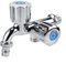 Rubinetto per Lavatrice, Rubinetto per Piscina con Montaggio A Parete Rubinetto A Doppia Maniglia E Uscita Singola per Acqua Fredda per Lavabo da Bagno Giardino Esterno (Tipo 01)