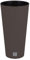 URBNLIVING Round Rattan Elegant Tall Large Plant Pot Flower Indoor Outdoor Garden Planters (Brown, H 38cm x D 20cm)