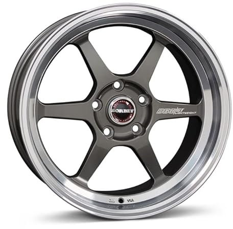 Borbet Felge DB8GT 8.5x18 ET35 5x112 graphite rim polished DB8GT 85835112572,5GRP