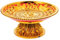 Alipis Piatto Decorativo in Plastica per Tempio Retrò per Offerte del Tempio Portafrutta Vassoio per Snack Coperchio