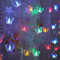 KINGCOO LED Schmetterling Lichterkette Batteriebetrieben Dekoleuchte für Außen Innen Zuhause Geburtstag Sommer Garten Hochzeit Party Weihnachten Dekor (6M 40LED Schmetterling Mehrfarbig)