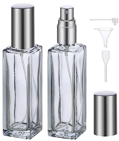 Segbeauty Vaporisateur Parfum, 2 Pièces 20ml Flacon de Parfum Vide, Echantillon Spray, pour Date, Travail, Vacances, Cadeaux