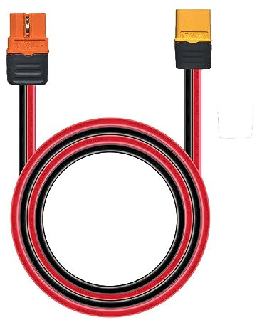 ZkeeShop XT60i auf XT60 Stecker Kabel 12AWG Solarladekabel XT60i-F Verlängerungskabel Solar Kabel Kompatibel für Ecoflow Tragbare Powerstation Solargenerator 1.5M