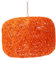 Housoutil Rattan Weben Lampe Decor Licht Kreative Kronleuchter Orange 20cm Durchmesser für Wohnzimmer