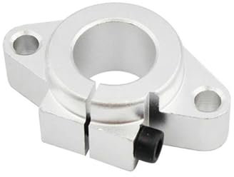 CYFANG Bewegungskante 1PCS Horizontale Optische Achse Halter 8 10 12 13 16 20 25mm 30mm Lineare Schiene Welle Unterstützung lineare Welle Klemme Halter Schienenhalter (Size : 20MM)