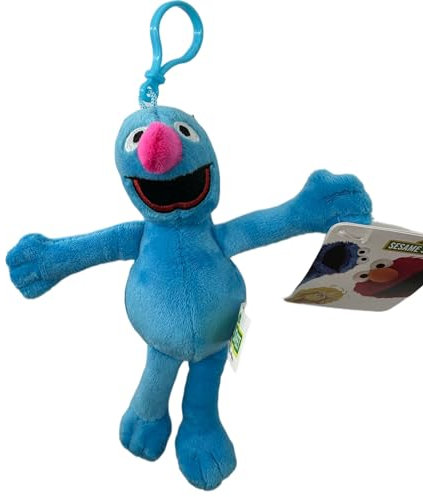 Soma Sesamstrasse Kuscheltier Plüsch Figur 20 cm Plüschtier Stofftier kuschelweich ab den ersten Lebensmonaten geeignet als Geschenk (Grobi 20 cm)