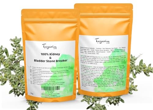 1kg Behaartes Bruchkraut - Steinbrecher - Reinigung der Nieren und Blase - Verhindert die Bildung von Nieren- und Blasensteinen und Beseitigt sie – Wildsammlung – Tazarin Ltd