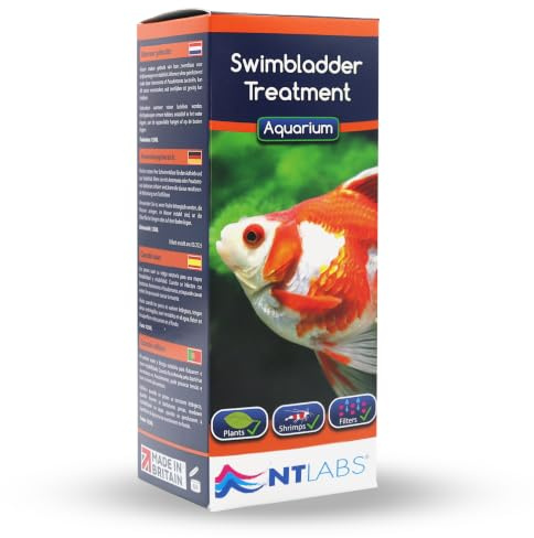 NT Labs Aquarium Swimbladder Disease Treatment (250ml Treats 1250L) | Cures fish buoyancy & stability issues caused by internal bacterial infections. Safe for all tropical & coldwater tanks.