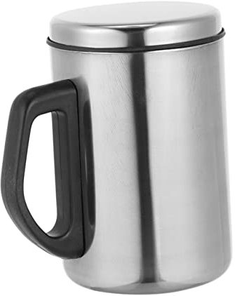 ABOOFAN 2 Piezas Taza Termo Botellas De Agua Para Hombres Metal Café Contenedores Para Comida Contenedores De Comida De Viaje Alimento Aislamiento Acero Inoxidable Taza De Te