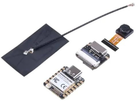 KIKAPA ESP32-S3 2.4G WiFi BLE Mesh 5.0 8MB OV2640 Kameramodul Entwicklungsplatine XIAO ESP32S3 Sense Seeeduino Entwicklungsplatine Kit Schwarz PC+Metal