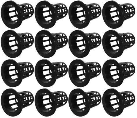 Happyyami 50piezas De Hidropónicos Cesta para Plantas Acuáticas Duradera y Práctica