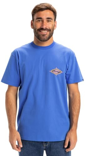 Quiksilver Herren Ev Beach Blast Ss T-Shirt, Nebulas Blue, XL