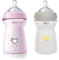 Chicco Biberon Natural Feeling, 6 mois et plus, 330 ml biberon anti-colique, rose, 2 PIÈCES