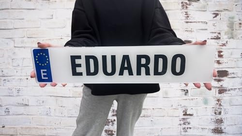 Matrícula Decorativa Personalizada 52x11 cm Calidad Fotográfica PVC 5 mm | Impresion de texto Placa Impresión Directa Original y Divertida Ideal para Regalos y Decoración