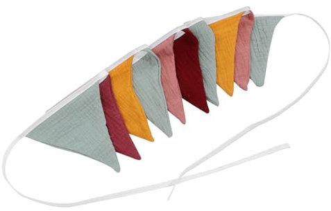 Cabilock Hochzeitsdekorationen Hängebanner Dekor Blumengirlande Stoff Geburtstagsbanner