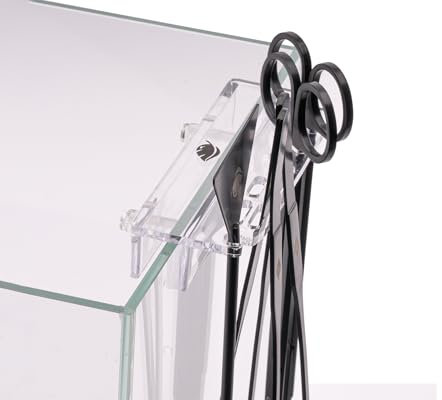 NatureHolic ToolHolder | Werkzeughalter für Aquascaping Tools | Aus transparentem Acryl | Befestigung an Aquariumkante oder Unterschrank | Praktische und Elegante Aufbewahrung