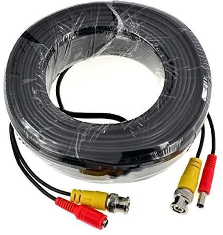 Mycotech CCTV Kabel Kombikabel Video Strom Kabel BNC Koax 5m 10m 20m 30m 50m Analog Coax + DC Power für Videoüberwachungskamera CVBS - HDCVI - AHD - HDTVI - Kameras (5m)