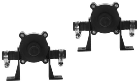 NUOBESTY 2 Ensembles pompe à eau pompe de forage pour l'eau s d'aquarium submersibles de transfert de liquide auto-amorçante manuelle auto-amorçante abdos Noir