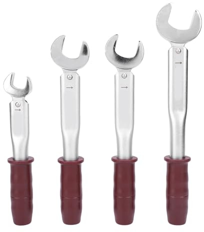 Yechiry Einzelner Offener Drehmomentschlüssel für Klimaanlagen, 17Mm, 22Mm, 26Mm, 29Mm, Torsionsschlüsselsatz Zum Entfernen von HVAC-Muttern mit Präziser Drehmomentregelung für