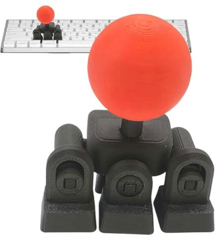 3D Printed Keyboard Joystick Keycap, WASD Joysticks for Keycap Keyboard, Mechanical Arcade Stick Adapter, 4-Way Directional Key Mod for Mechanical Keyboards, DIY Novelty Analog Button Attachment