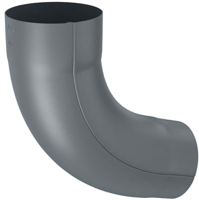ZAMBELLI Coude Descente Zinc 72° 80mm Anthracite Anticorrosion Facile