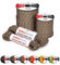 Brotree Paracord 550 4mm 50M 100% Nylon Seil Schnur Typ III mit 7 Stränge für Survival, Outdoor, Armbänder, Hundeleine - Bruchlast 250kg (Versteckt Tarnung)