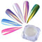 Bbl345dLlo Glitter Mirror Nail Chrome Powder, Mermaid Nail Art Glitter Powder Gradient Color DIY Pigment Body Face Decoration