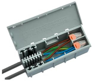 WAGOBOX Electrical LIGHT multipurpose Junction Box for WAGO Connectors Various Pack Sizes Pack of 6