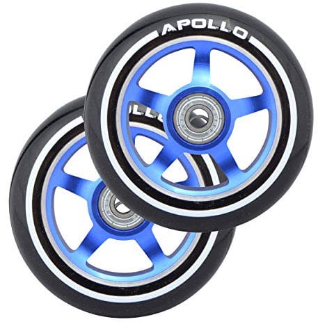 Apollo Stunt Scooter Ersatzräderset Pro Wheels - ABEC9 Kugellager, Roller Rad Ersatz-Räder passend Stunt-Scooter
