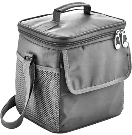 Babyjem Isoliertasche für Babymahlzeiten Aufbewahrung von Baby Flasche Thermostasche, Grau