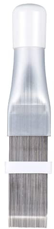 N-K Pettine a condensatore in acciaio inox pinna pettine spazzola per condizionatore daria lama di raffreddamento raddrizzamento strumento di pulizia strumenti di riparazione utili e pratici