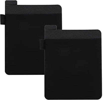 YINETTECH 2PCS Self-Adhesive Pouch Holders Portable Carrying Case Storage Pockets Laptop Organizers for External Hard Drive Stylus Pens Wireless Mouse Cables Earphones