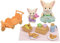 Sylvanian Families Sunny Picnic Set -Fennec Fox Sister & Baby-dollhouse playset 5698