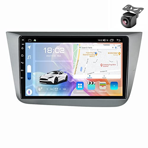 Android 12 Radio para Seat Altea XL Toledo 3 2004-2015 2 DIN radios de Coche navegador Pantalla táctil Reproductor Multimedia Car-Play autoradio SWC 4G GPS Estéreo Android Auto (M300S 8core 3+32G)