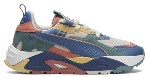 PUMA Mens Rs-Trck Re:Escape Lace Up Sneakers Shoes Casual - Blue, Grey, Orange - Size 11 M