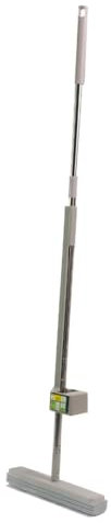 Space Mop 4-in-1: Scopa, Lavapavimenti, Lava e Asciuga Pavimenti - Pulizia Efficiente e Veloce, Adatta a Tutti i Tipi di Pavimenti (Space Mop, Grigio)