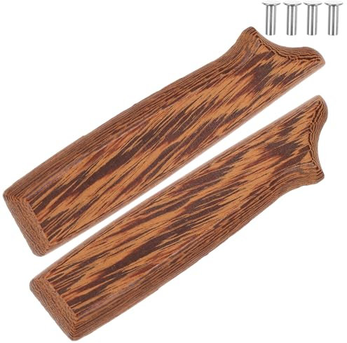 UPKOCH Manico Per Da Cucina in Legno Antiscivolo, Impugnatura Di Ricambio Per Taglierina Da Cucina, Accessorio Portatile E Resistente Per Uso Domestico