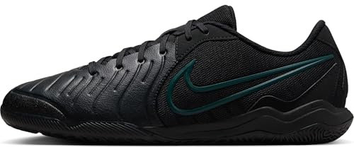 Nike Men's Legend 10 Academy Ic Soccer Shoe, Black/Black-Deep Jungle, 7 UK
