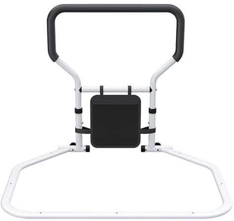 DONGXIAO Weiße Bettgitter, Kohlenstoffreicher Stahl, Klappbare Verstellbare Bettgitter, Maximale Belastbarkeit 330lbs, Für King, Queen Und Doppelbetten - Bettgitter Für Ältere Menschen