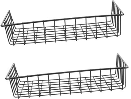 VILLFUL 2 Stücke Draht Lagerung Körbe Grid Korb Grid