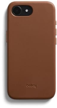 Bellroy Phone Case für iPhone 16e (Handyhülle aus Leder)-Sienna